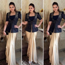 Western Dhoti Suit Set